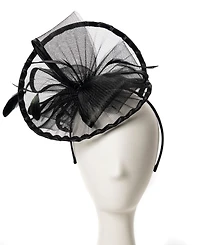 August Hats Sheer Pleated Fascinator Hat