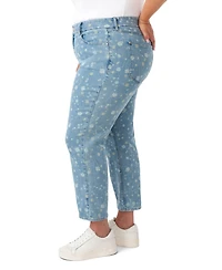 Seven7 Plus Tummyless Ankle Straight Jeans