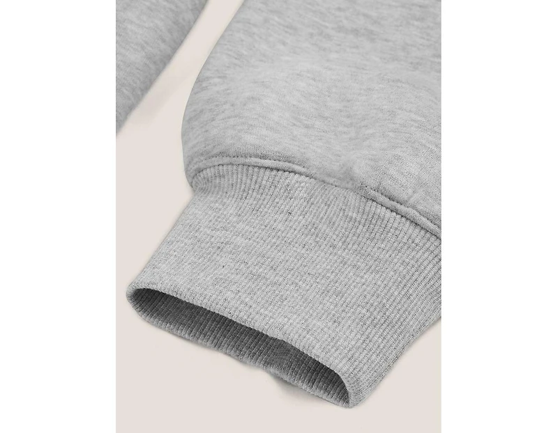 Aelfric Eden Women's Cloud Essential Fleece Pullover Hoodie Super Baggy Set