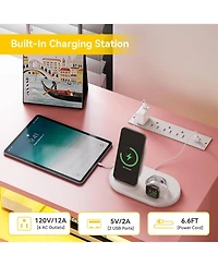 Gaomon 7-Drawer Dresser for Bedroom, Long Wooden Chest with Led Light, Wide Storage Cabinet Living Room, Hallway or Closet