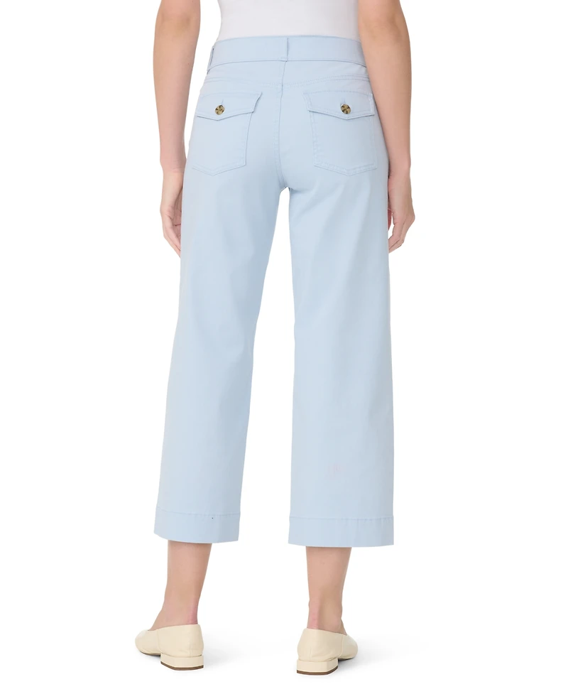 Gloria Vanderbilt Women's Shape-Effect Wide-Leg Cropped Pull-On Pants