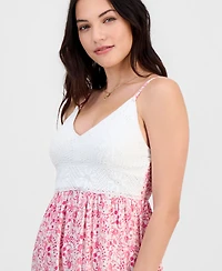 Madden Girl Juniors' Crochet Maxi Dress