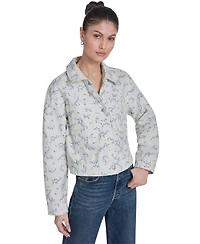 Levi's Women's Laydown Collar Button-Front Coat