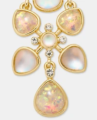 lonna & lilly Teardrop Stone Chandelier Earrings