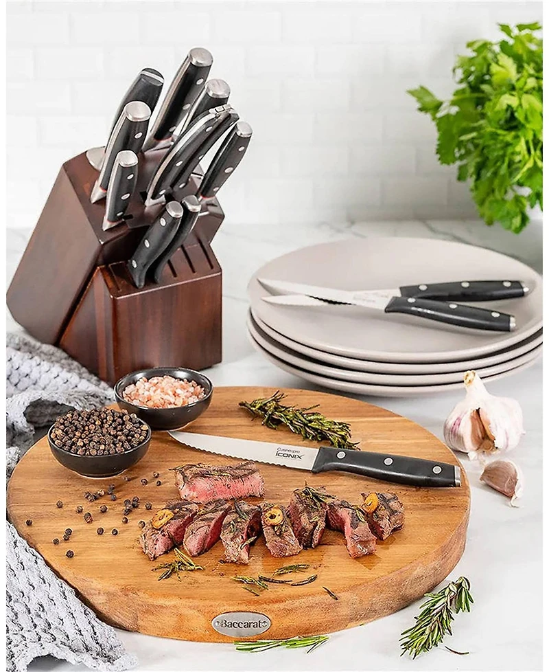 Cuisine::pro Iconix Stainless Steel 14-Pc. Fullen Knife Block Set