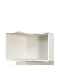 Streamdale Furniture 5-Tier Corner Bookshelf with Led Lights