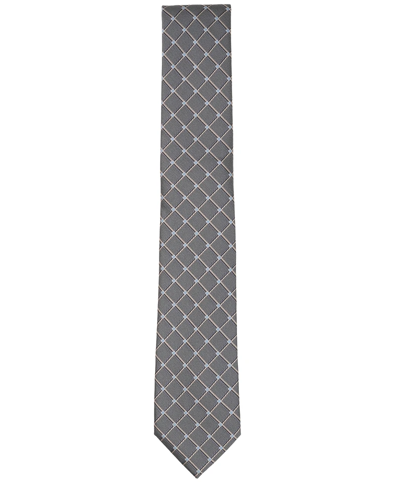 Alfani Men's Banks Geometric Pattern Slim Tie, Macy's Exclusive