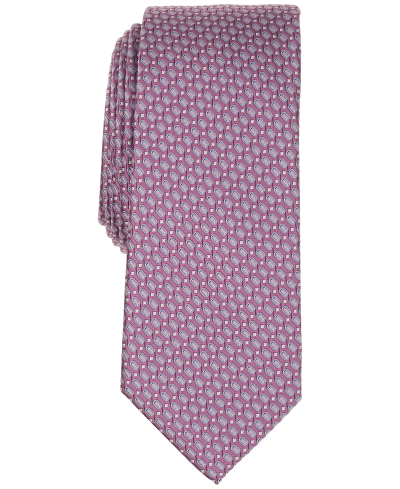 Alfani Men's Renato Geometric Pattern Slim Tie, Macy's Exclusive