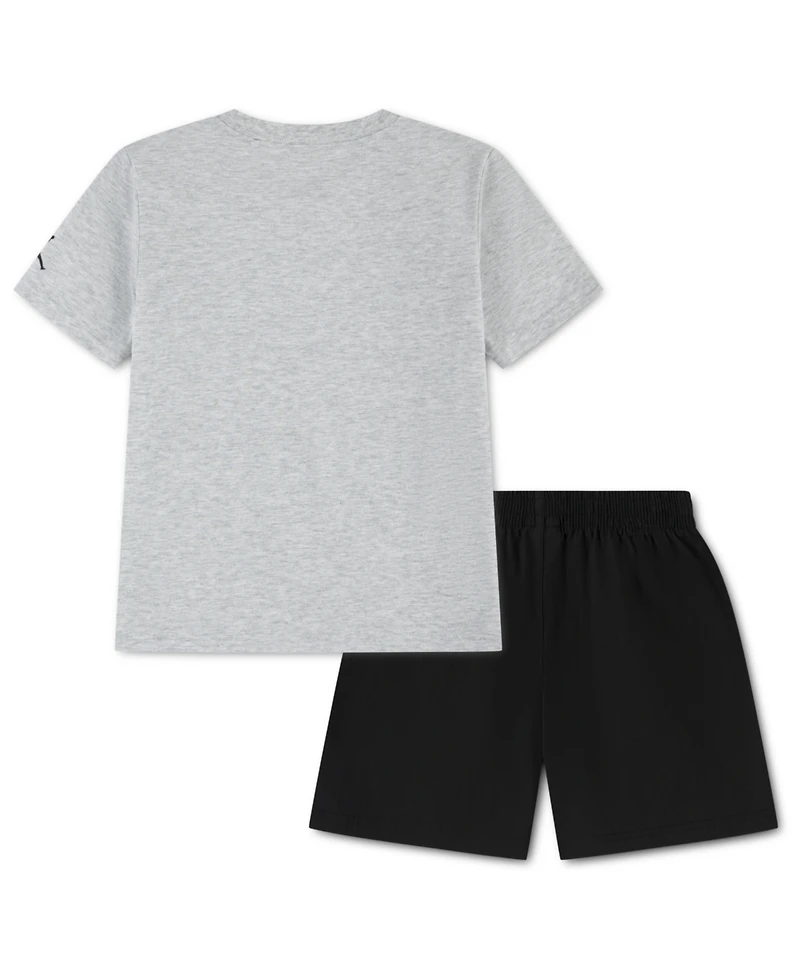 Jordan Boys' 4-7X Woven T-Shirt & Shorts, 2-Piece Set