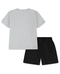 Jordan Boys' 4-7X Woven T-Shirt & Shorts, 2-Piece Set