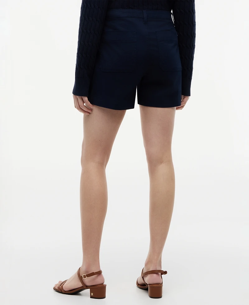 Tommy Hilfiger Women's Twill Patch Pocket Shorts