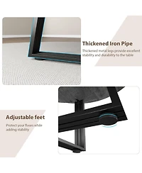 Gaomon Kitchen Table 47.2 inch Round Dining Table for Dining Room, Home Office