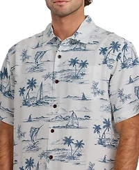 Quiksilver Waterman Men's Sail Away Short-Sleeve Shirt