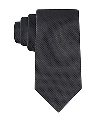 Calvin Klein Men's Textured Solid Silk & Linen Blend Tie