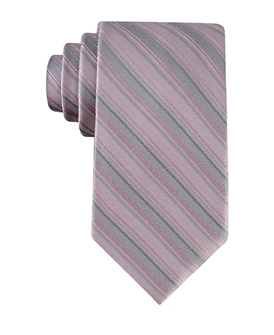 Calvin Klein Men's Silk Classic Striped Tie