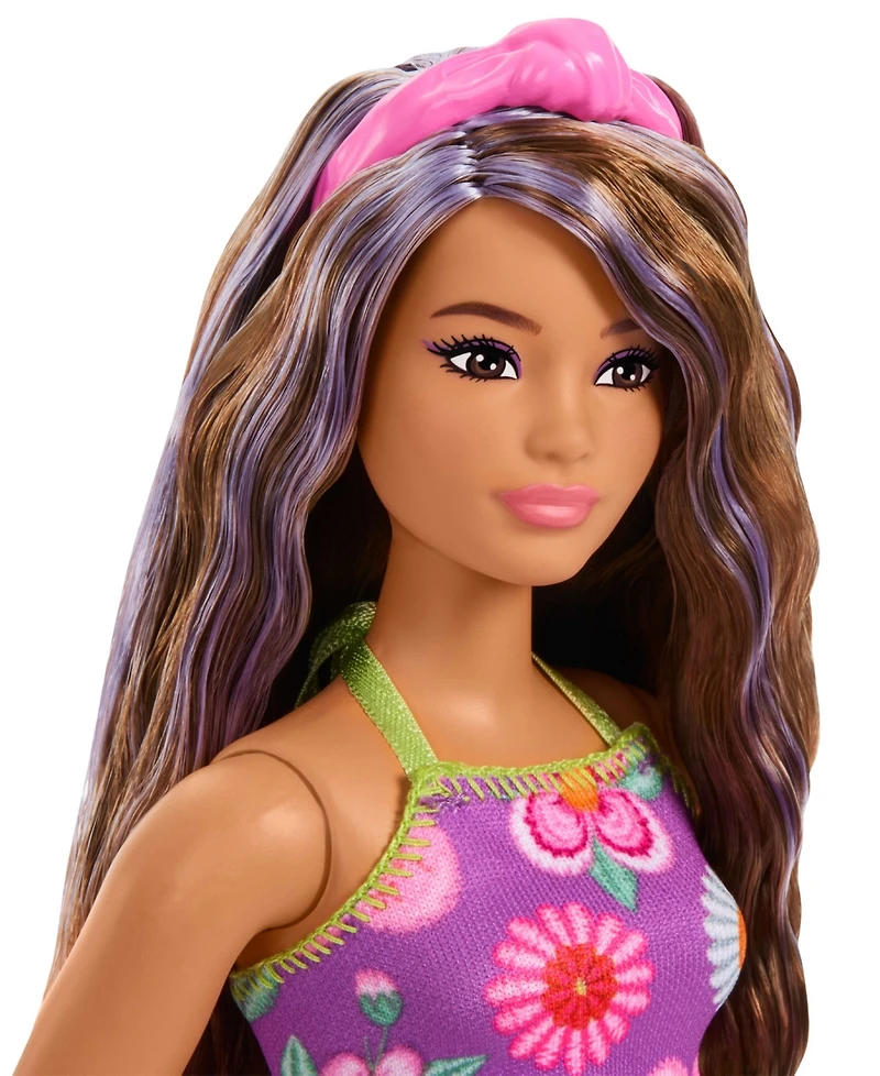 Barbie Fashionistas Doll #244 with Floral Halter Dress