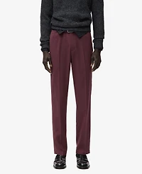 Mango Men's Fluid Regular-Fit Trousers