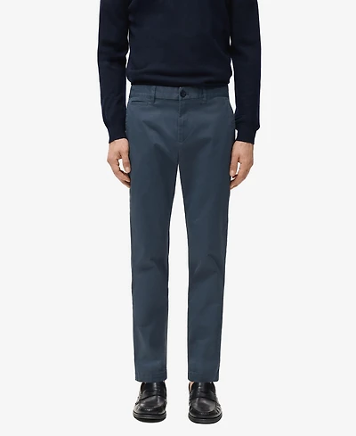 Mango Men's Prato Cropped Tapered Chino Pants