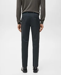 Mango Men's Prato Cropped Tapered Chino Pants
