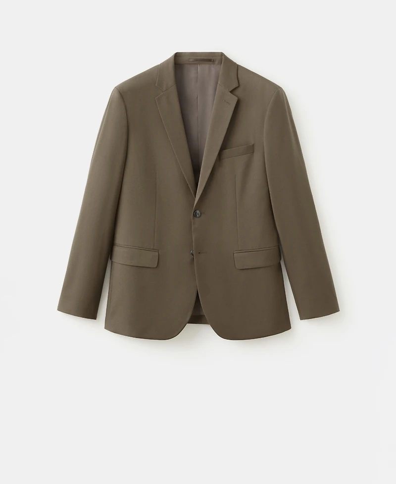 Mango Men's Stretch Fabric Super Slim-Fit Suit Jacket