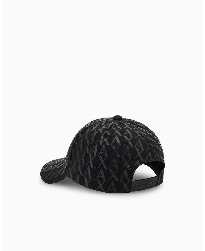 A X Armani Exchange Men's Allover Logo Hat