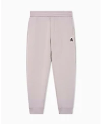 A|X Armani Exchange Men's Fleece with Logo Patch Jogger Pants