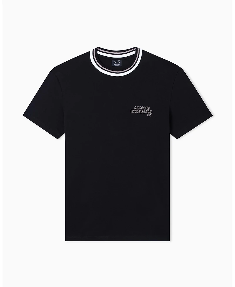 A|X Armani Exchange Men's Short Sleeve Tipping Logo T-Shirt
