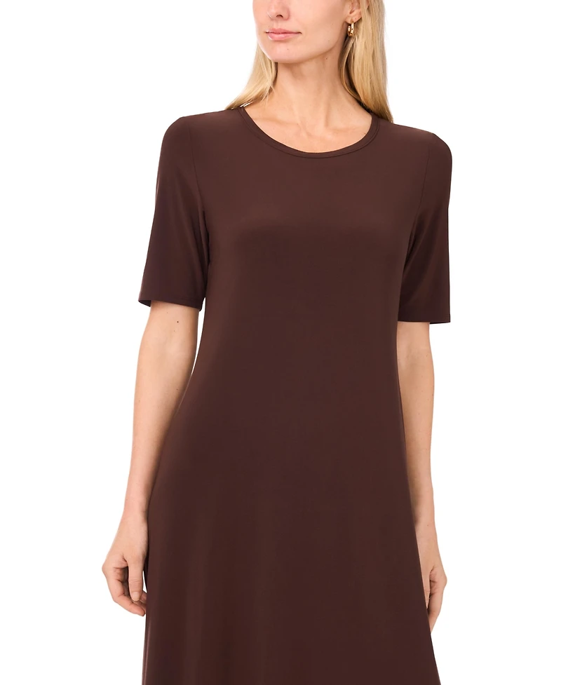 Vince Camuto Women's Elbow-Sleeve Maxi Dress