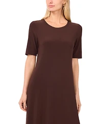 Vince Camuto Women's Elbow-Sleeve Maxi Dress