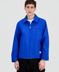 Hugo Boss Men's Cotton-Blend Zip Jacket