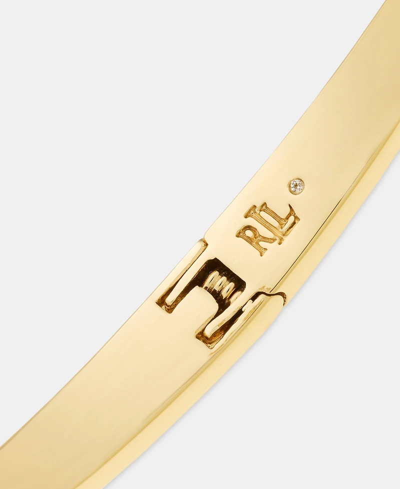 Lauren Ralph Crystal Stone Cuff Bracelet