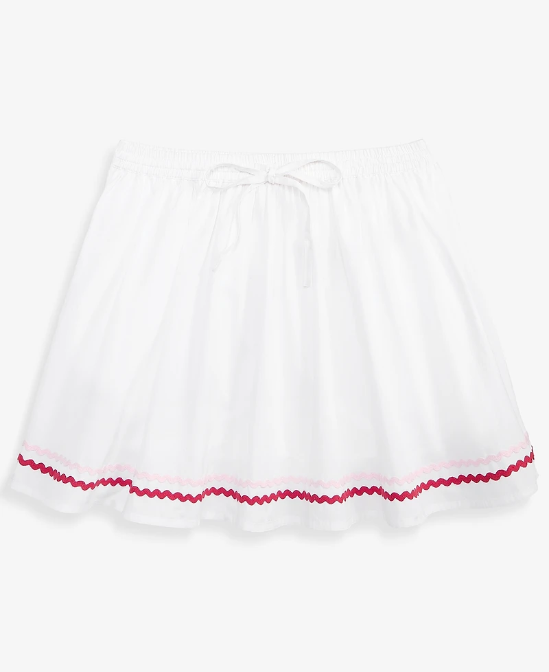CeCe Girls' 6-8 Rik Rak Cotton Skirt