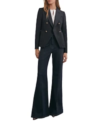 Reiss Women's Wool-Blend Double-Breasted Blazer