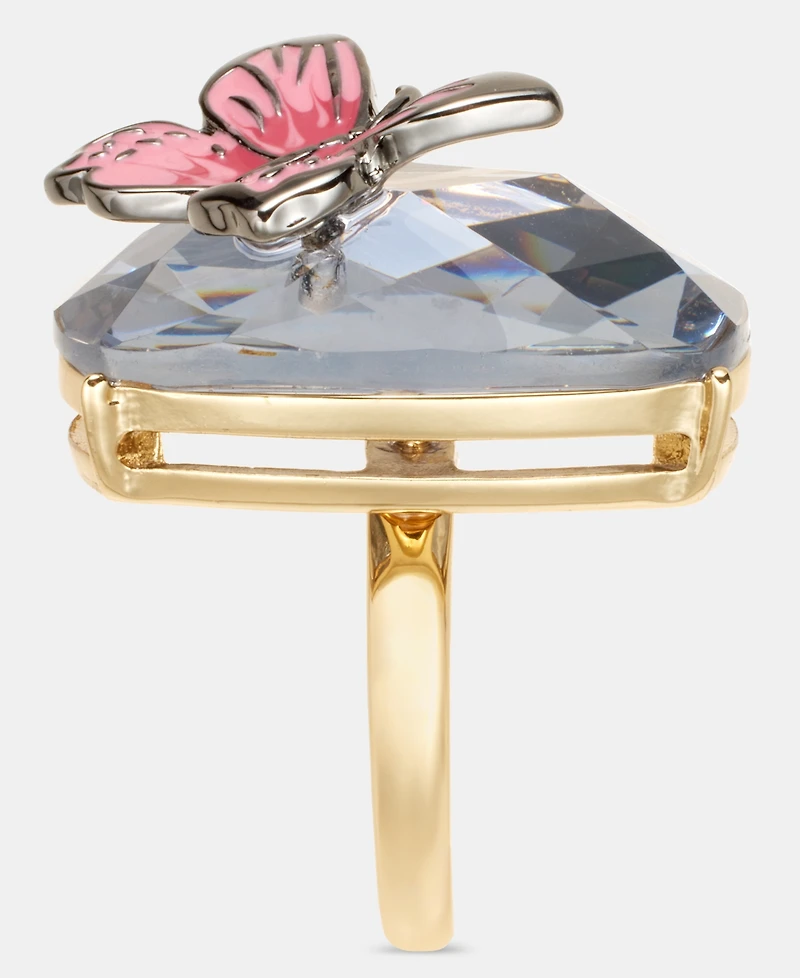 Anne Klein Stone Butterfly Statement Ring