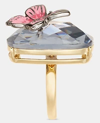 Anne Klein Stone Butterfly Statement Ring