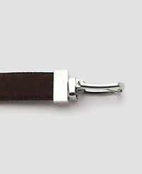 Mango Men's Reversible Nappa Leather Belt