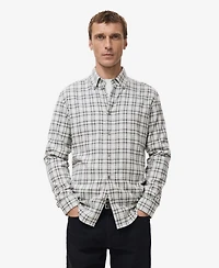 Mango Men's Regular-Fit Check Flannel Shirt