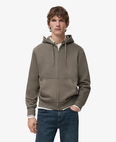 Mango Men's Zipped Hoodie