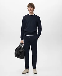 Mango Men's Regular-Fit Cotton Sweatshirt