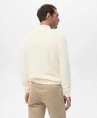 Mango Men's Italian Wool Knitted Sweater