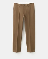 Mango Men's Regular-Fit Cotton Pants