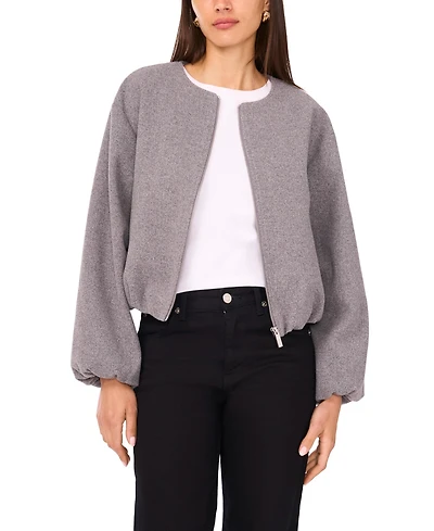 Vince Camuto Women's Cropped Crewneck Jacket