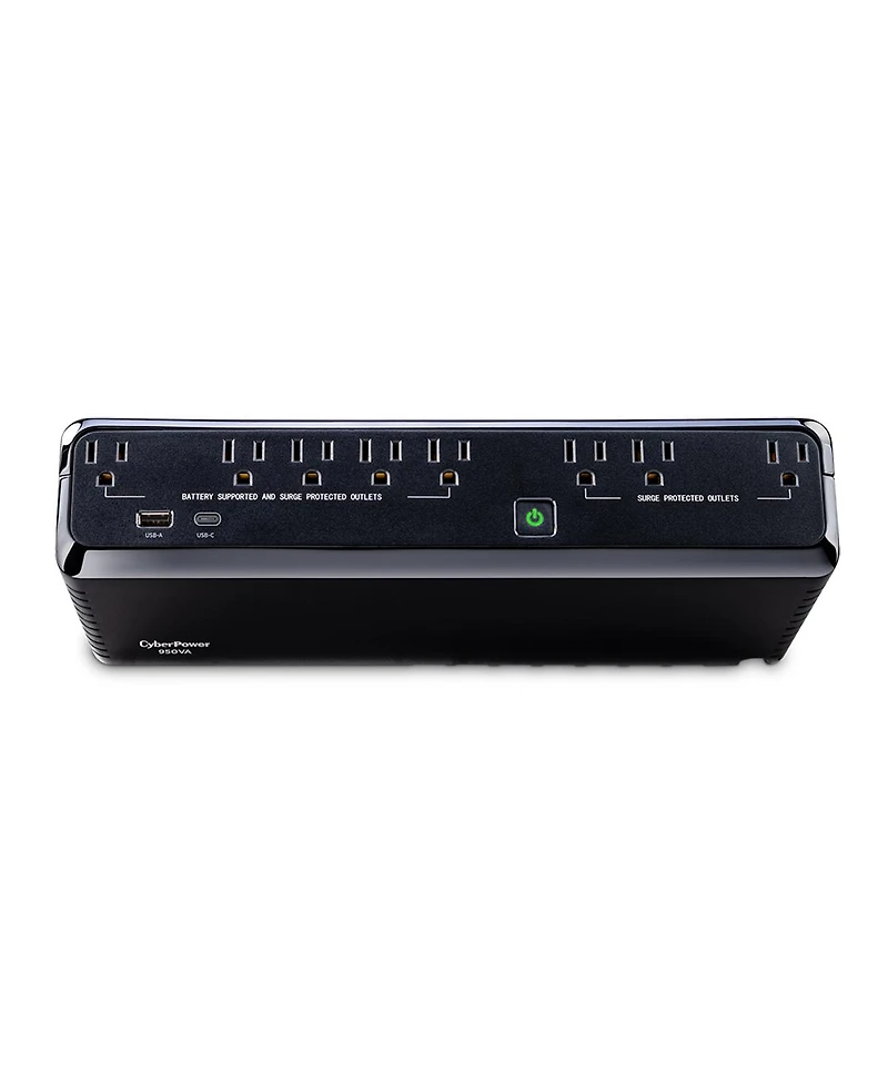 CyberPower SL950U 950VA/510W Standby Ups with Usb-a and Usb-c Ports, 8x Nema 5-15R