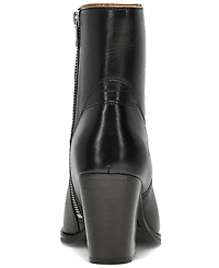 Frye Women's Shiloh Leather Square Toe Zipper Boots