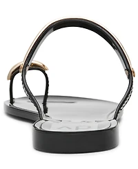 Dv Dolce Vita Women's Ivonna Embellished Toe Ring Jelly Flat Sandals