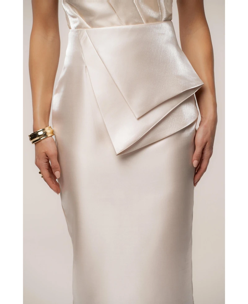 Jluxlabel Women's Reception Pleated Midi Skirt
