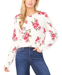 CeCe Women's Crewneck Long-Sleeve Sweater