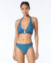 Michael Kors Womens Halter Top High Leg Bottoms