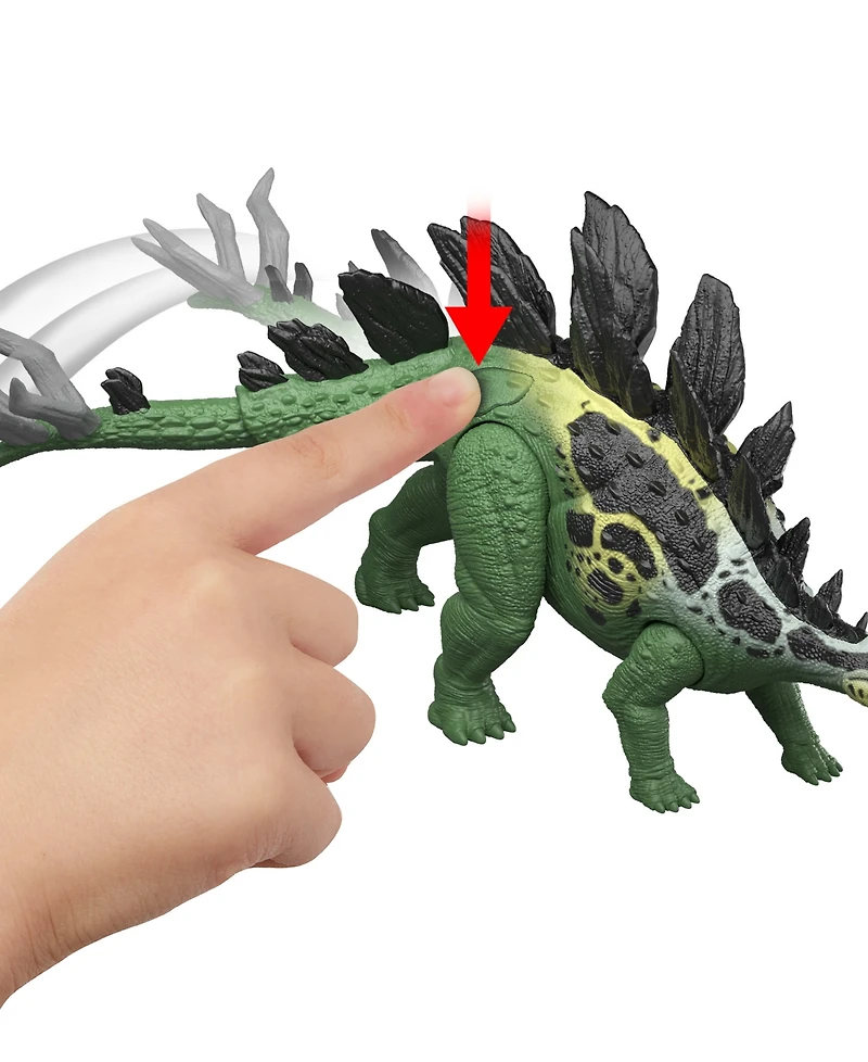 Jurassic World Gigantic Thrashers Stegosaurus Dinosaur Action Figure Toy