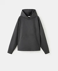 Mango Women's Hood Speckled Knitted Sweater